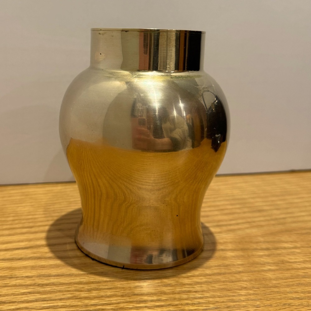 Brass vintage candle holder